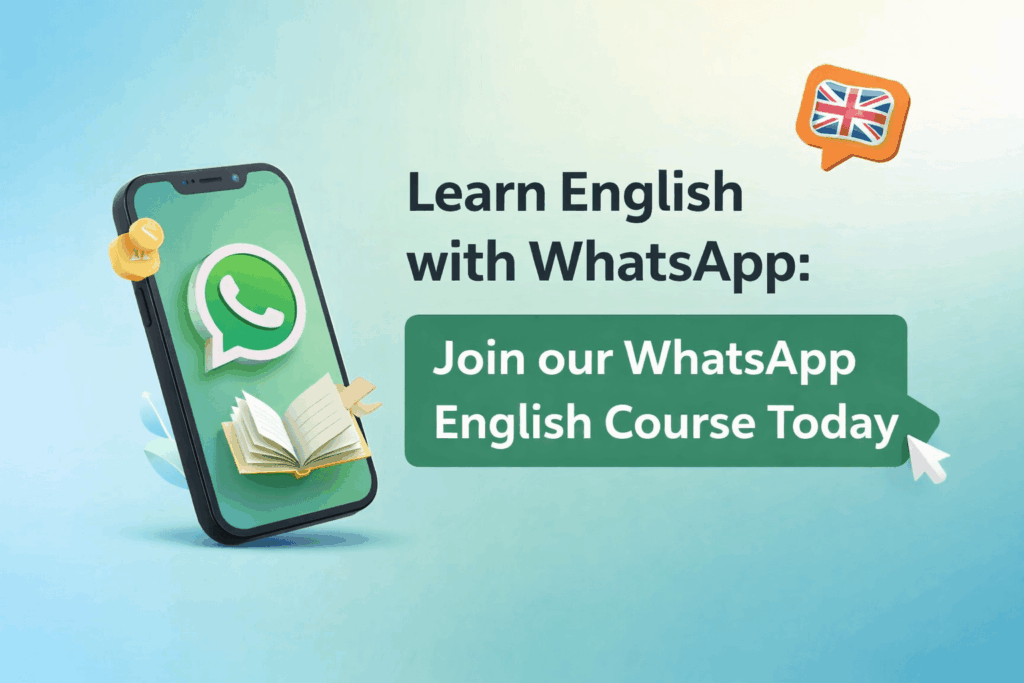 Learn English with WhatsApp