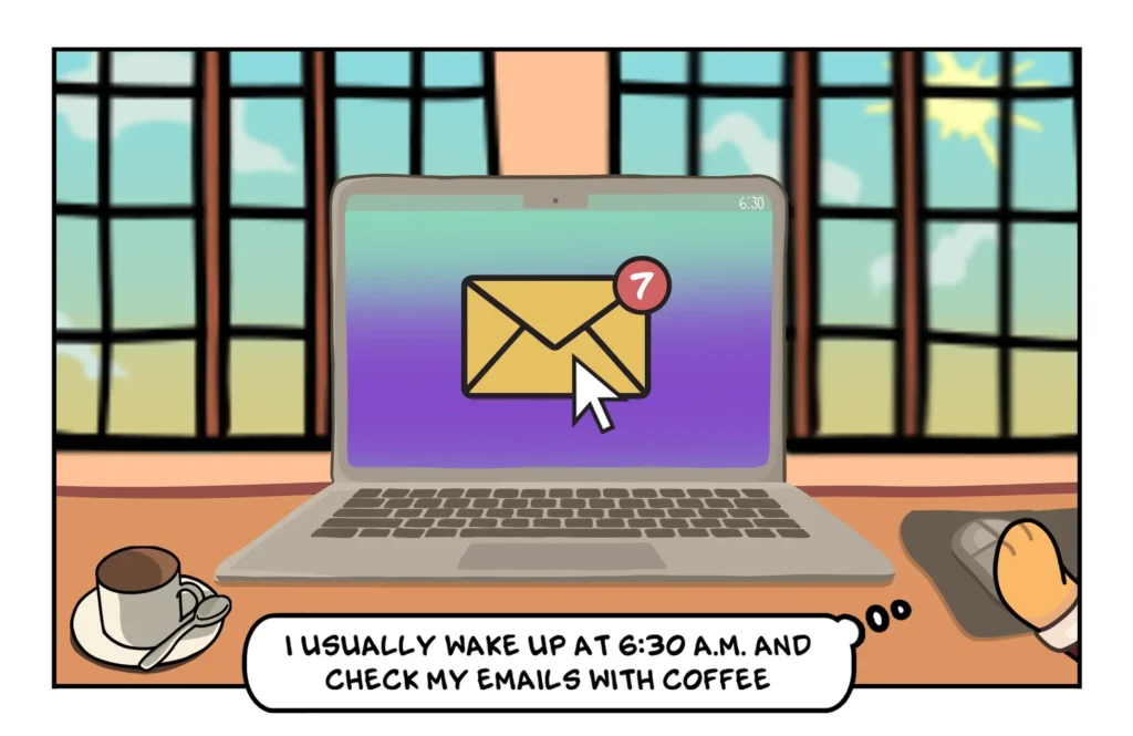English speaking practice planner with daily conversation prompts and language learning goals.