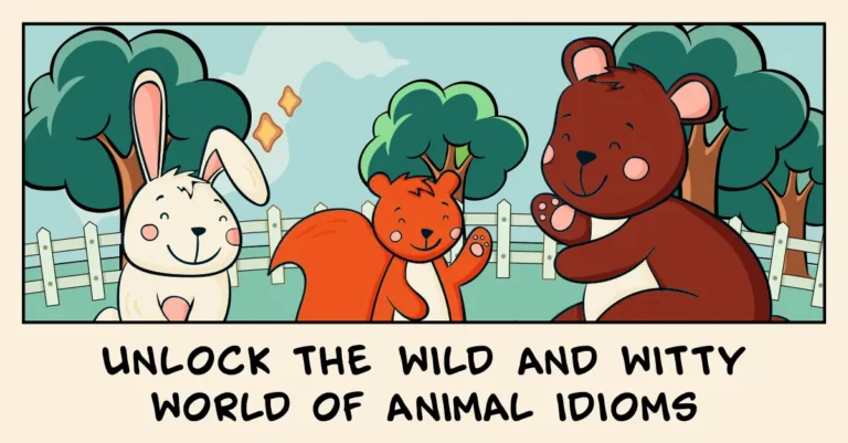 Illustration introducing idioms with animals in English using a cat at a computer