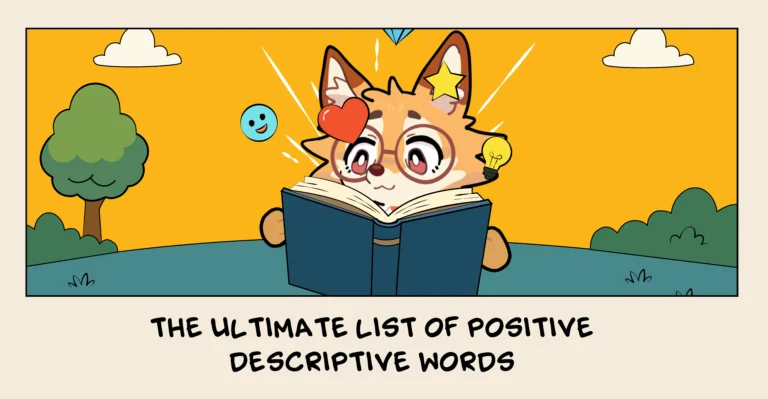 Positive adjectives to describe people