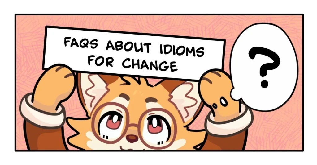 English idioms for life and career changes