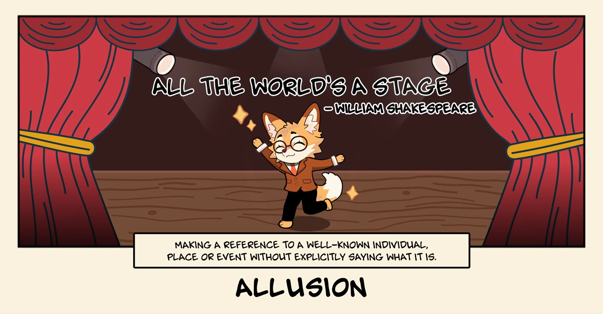 Allusion examples with meanings in literature and everyday English