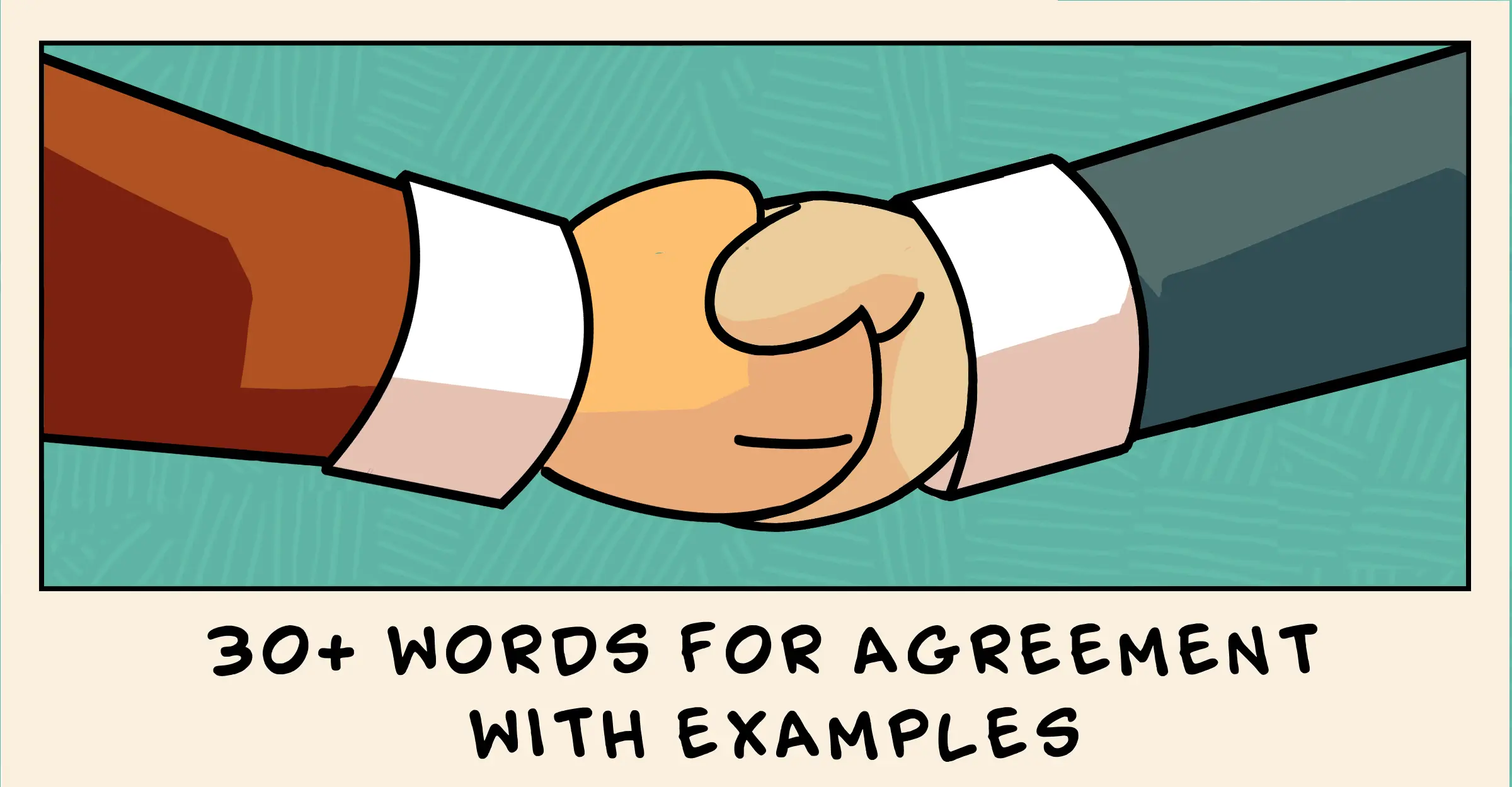 Words for agreement with examples to improve English vocabulary and communication skills