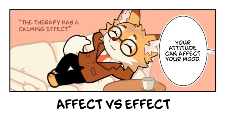 Affect vs effect