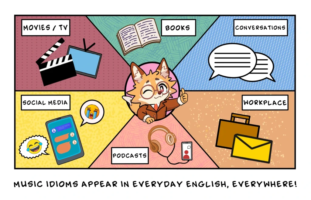 30 common music idioms in English with meanings
