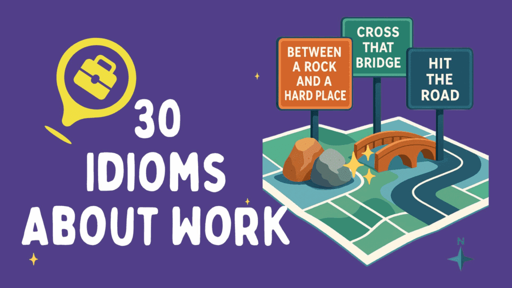 Idioms about work with examples