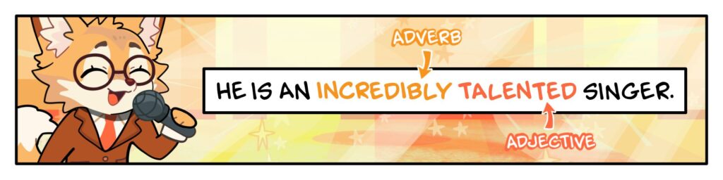Adverbs and adjectives