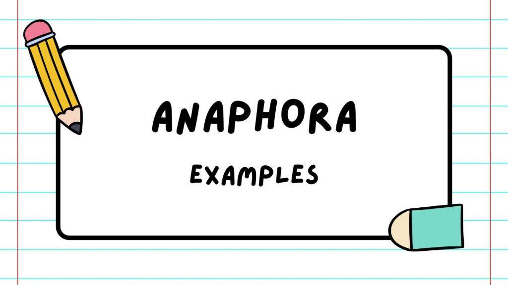 anaphora examples