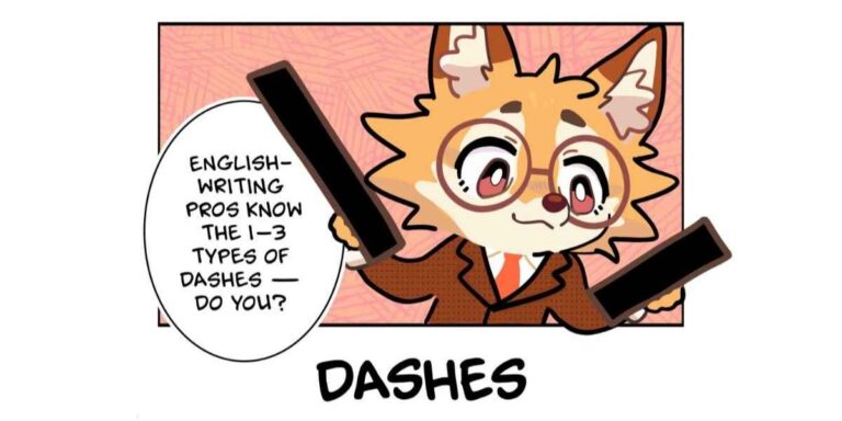 How to use dashes